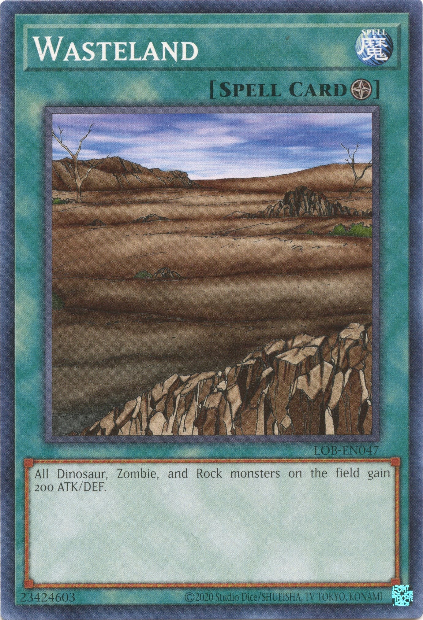 Wasteland (25th Anniversary) [LOB-EN047] Common | Clutch Gaming