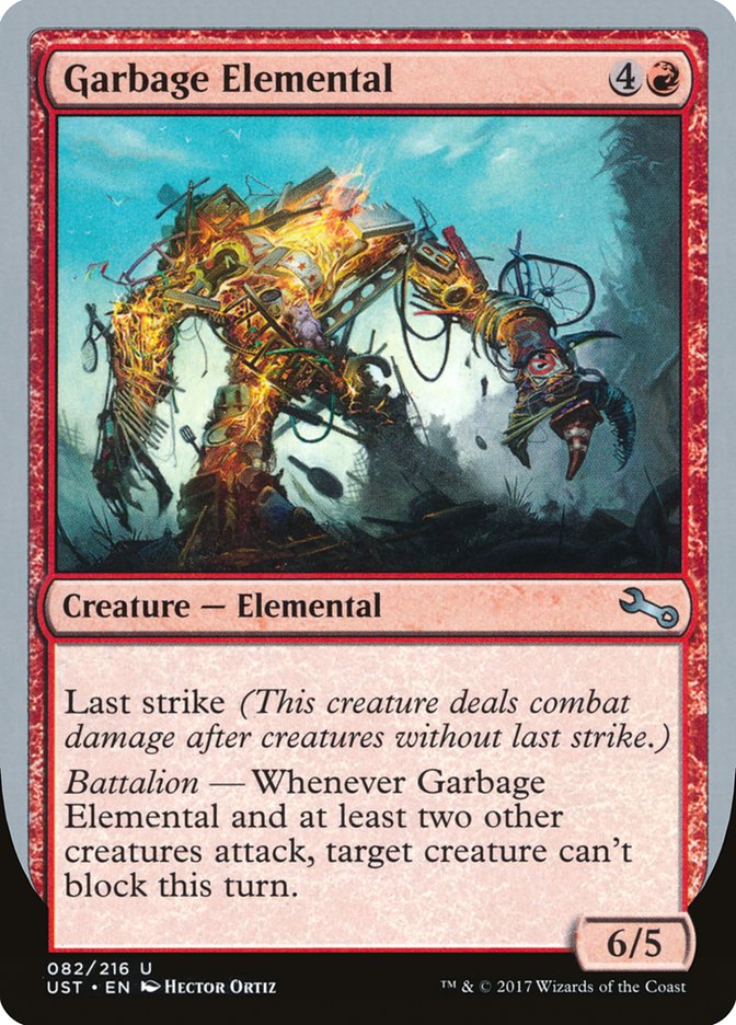 Garbage Elemental (6/5 Creature) [Unstable] | Clutch Gaming