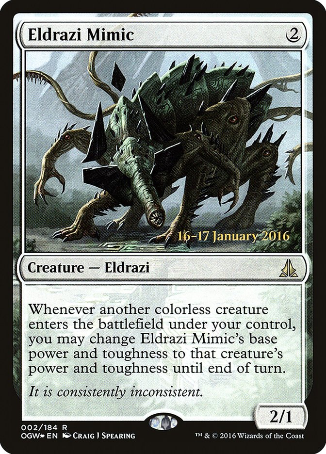 Eldrazi Mimic [Oath of the Gatewatch Prerelease Promos] | Clutch Gaming