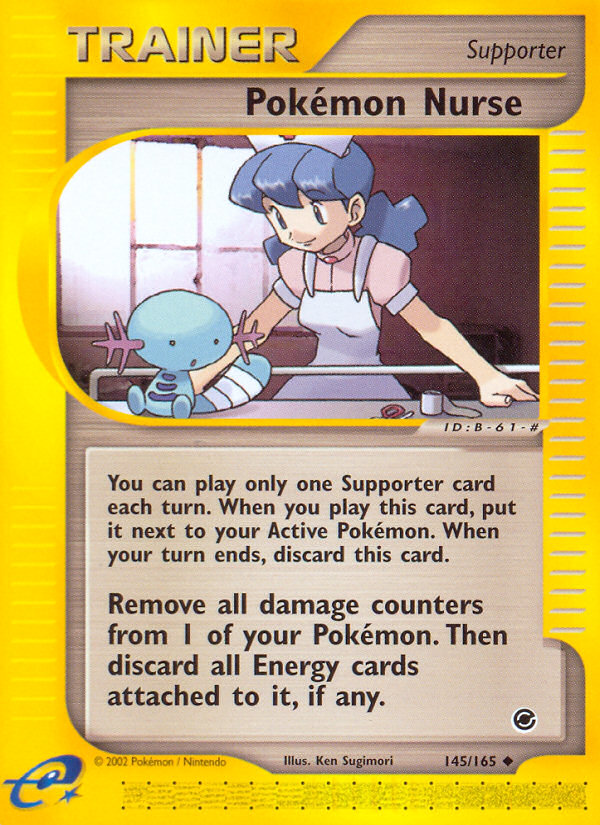 Pokemon Nurse (145/165) [Expedition: Base Set] | Clutch Gaming