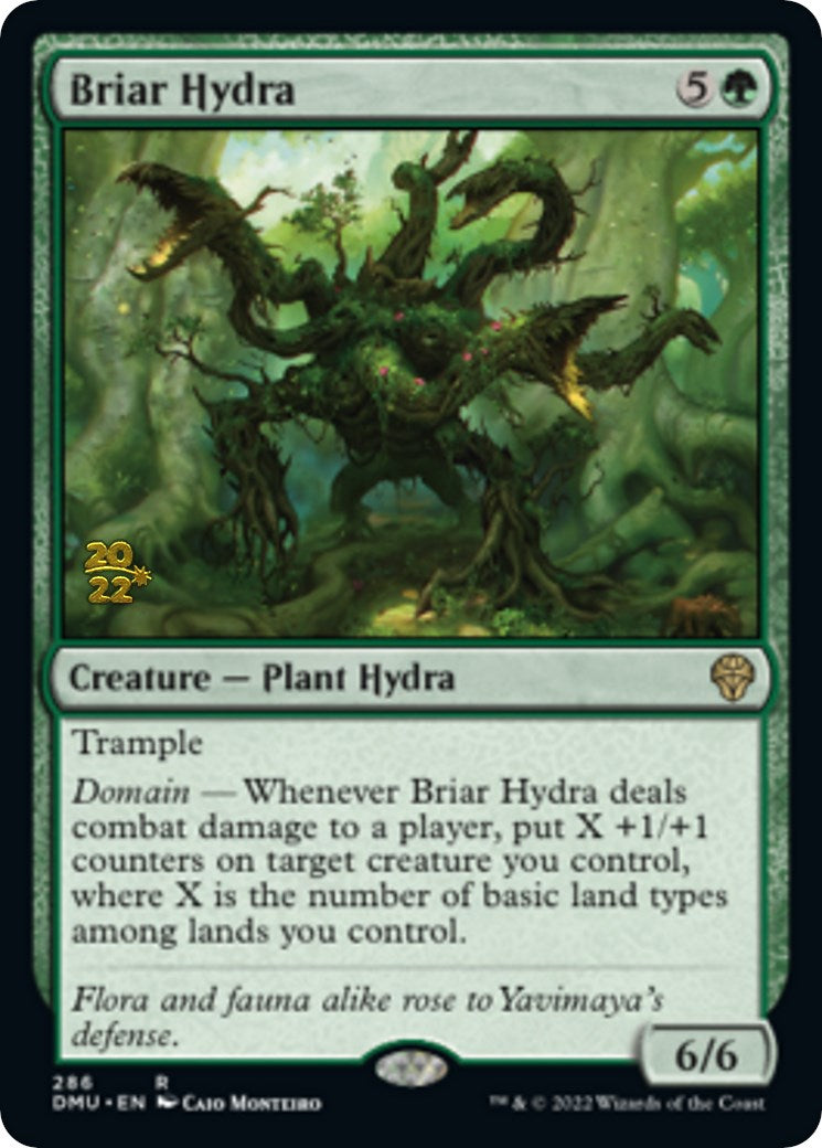 Briar Hydra [Dominaria United Prerelease Promos] | Clutch Gaming