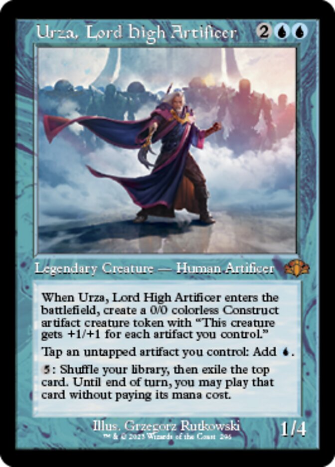 Urza, Lord High Artificer (Retro) [Dominaria Remastered] | Clutch Gaming