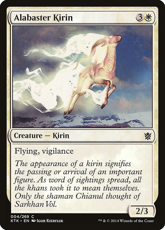 Alabaster Kirin [Khans of Tarkir] | Clutch Gaming