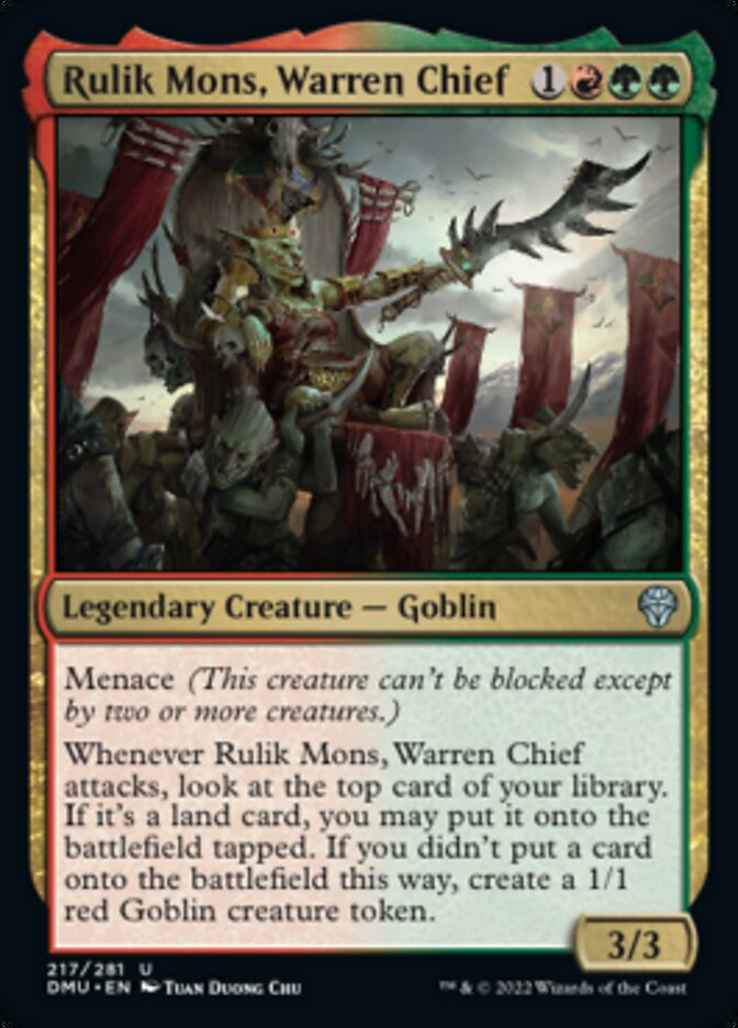 Rulik Mons, Warren Chief [Dominaria United] | Clutch Gaming