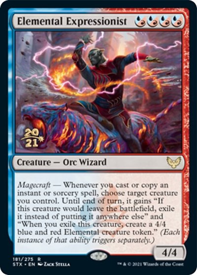 Elemental Expressionist [Strixhaven: School of Mages Prerelease Promos] | Clutch Gaming