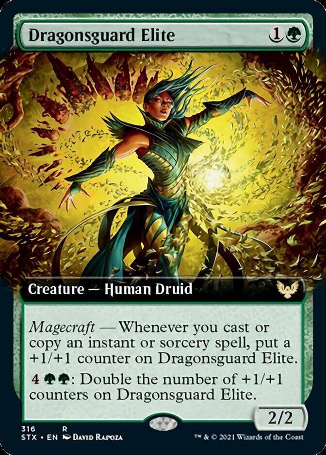 Dragonsguard Elite (Extended Art) [Strixhaven: School of Mages] | Clutch Gaming