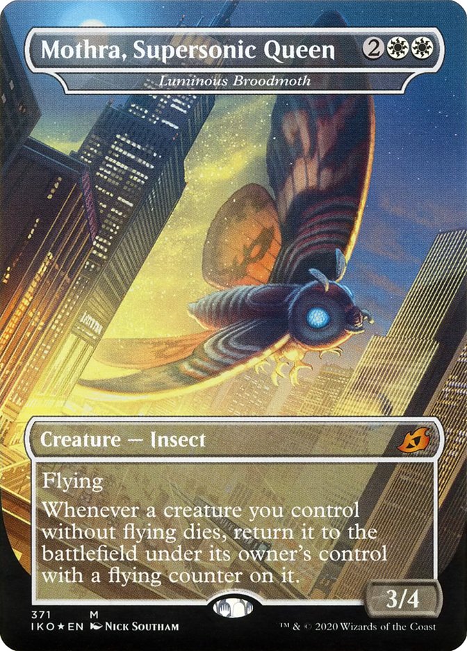 Luminous Broodmoth - Mothra, Supersonic Queen (Godzilla Series) [Ikoria: Lair of Behemoths] | Clutch Gaming