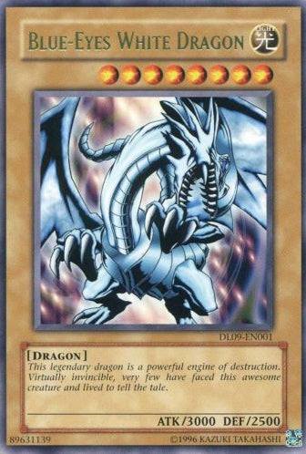 Blue-Eyes White Dragon (Green) [DL09-EN001] Rare | Clutch Gaming