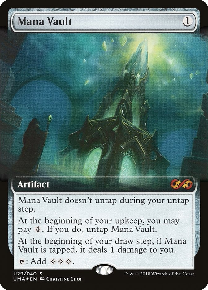 Mana Vault (Topper) [Ultimate Masters Box Topper] | Clutch Gaming