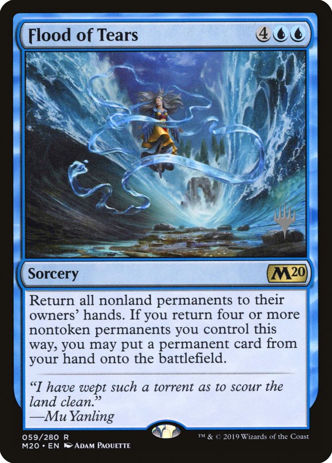 Flood of Tears (Promo Pack) [Core Set 2020 Promos] | Clutch Gaming