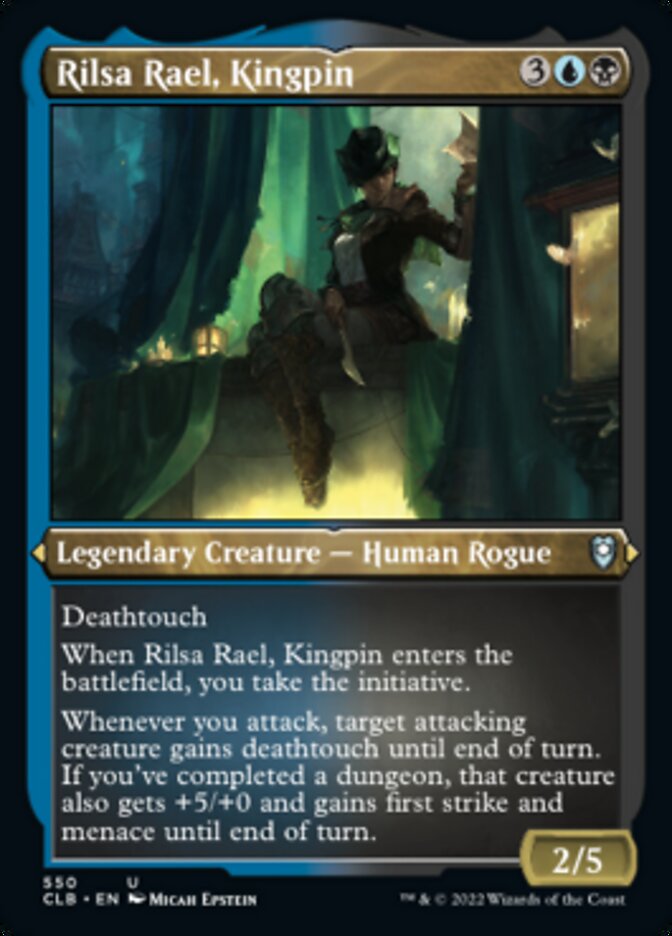 Rilsa Rael, Kingpin (Foil Etched) [Commander Legends: Battle for Baldur's Gate] | Clutch Gaming