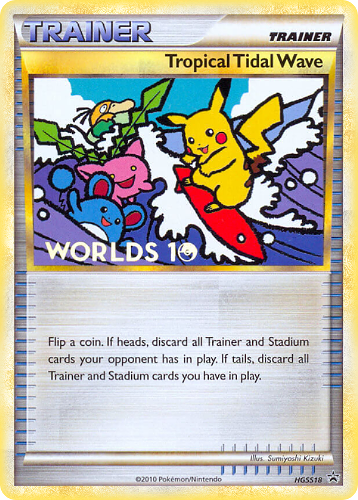 Tropical Tidal Wave (HGSS18) [HeartGold & SoulSilver: Black Star Promos] | Clutch Gaming