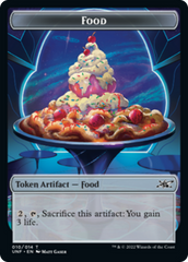 Teddy Bear // Food (010) Double-Sided Token [Unfinity Tokens] | Clutch Gaming