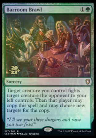 Barroom Brawl [Commander Legends: Battle for Baldur's Gate Prerelease Promos] | Clutch Gaming