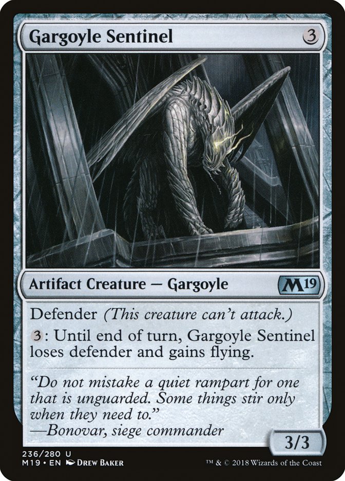 Gargoyle Sentinel [Core Set 2019] | Clutch Gaming