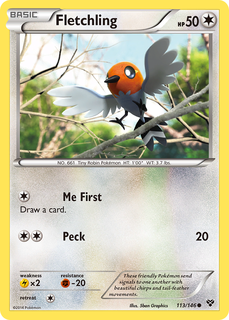 Fletchling (113/146) [XY: Base Set] | Clutch Gaming