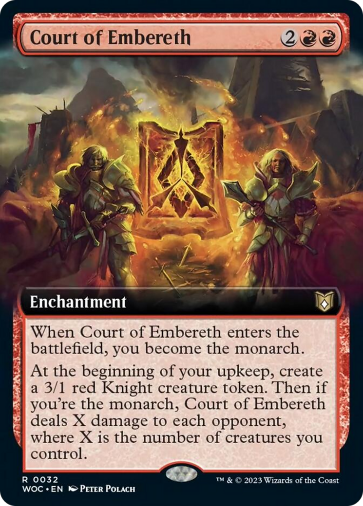 Court of Embereth (Extended Art) [Wilds of Eldraine Commander] | Clutch Gaming