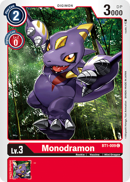 Monodramon [BT1-009] [Release Special Booster Ver.1.0] | Clutch Gaming