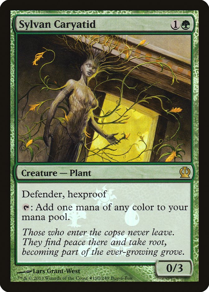 Sylvan Caryatid (Buy-A-Box) [Theros Promos] | Clutch Gaming