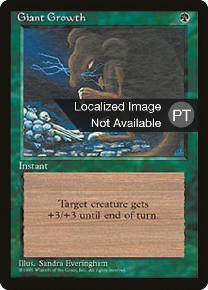 Giant Growth [Fourth Edition (Foreign Black Border)] | Clutch Gaming