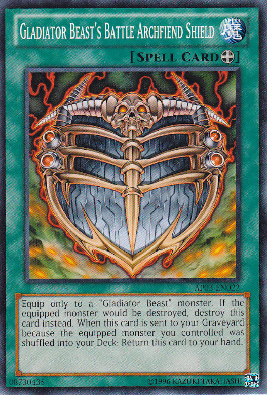 Gladiator Beast's Battle Archfiend Shield [AP03-EN022] Common | Clutch Gaming