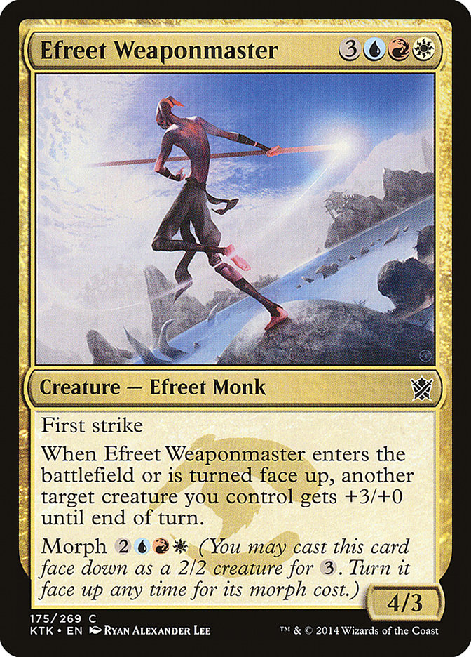 Efreet Weaponmaster [Khans of Tarkir] | Clutch Gaming