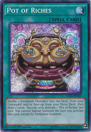 Pot of Riches [SECE-EN063] Secret Rare | Clutch Gaming