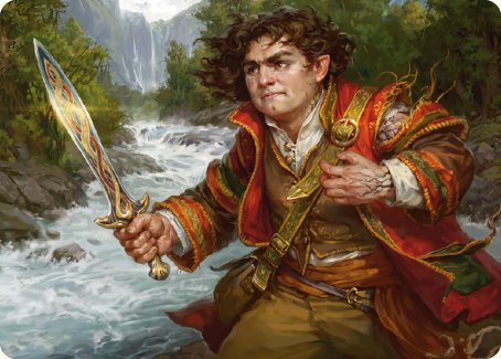 Frodo Baggins Art Card (16/81) [The Lord of the Rings: Tales of Middle-earth Art Series] | Clutch Gaming