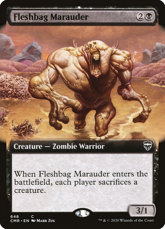 Fleshbag Marauder (Extended Art) [Commander Legends] | Clutch Gaming