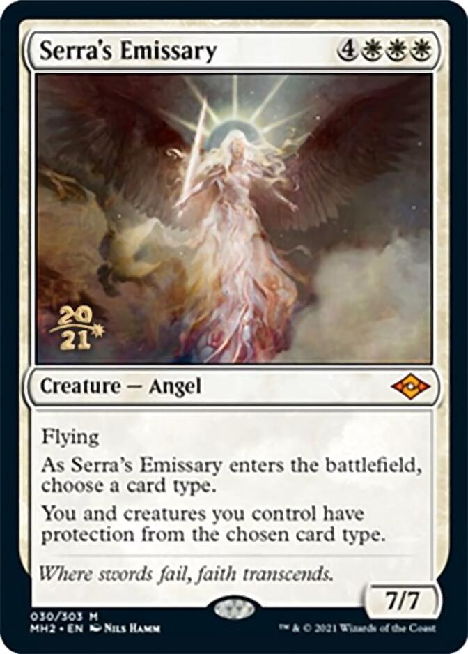 Serra's Emissary [Modern Horizons 2 Prerelease Promos] | Clutch Gaming