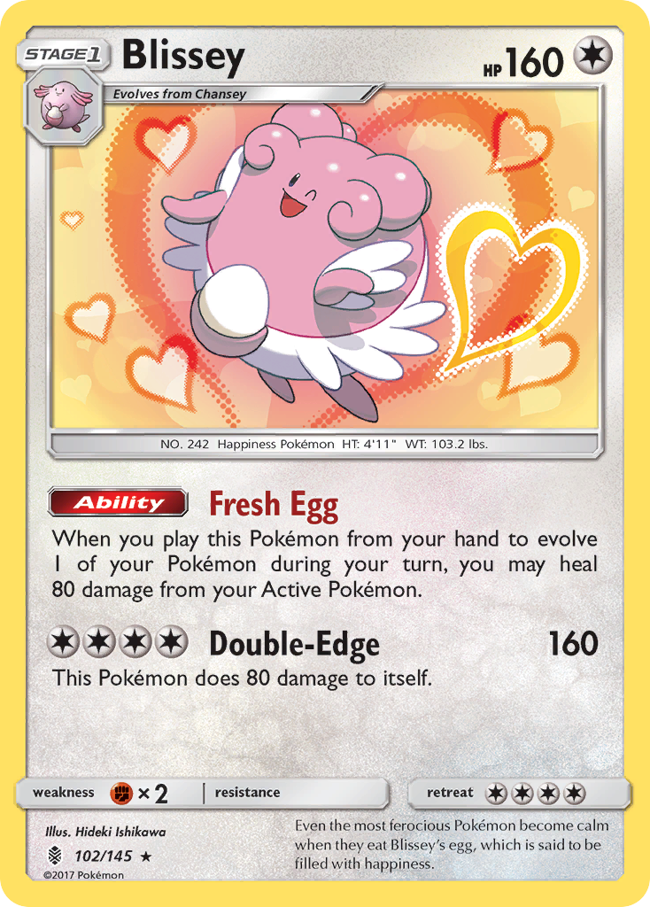 Blissey (102/145) [Sun & Moon: Guardians Rising] | Clutch Gaming