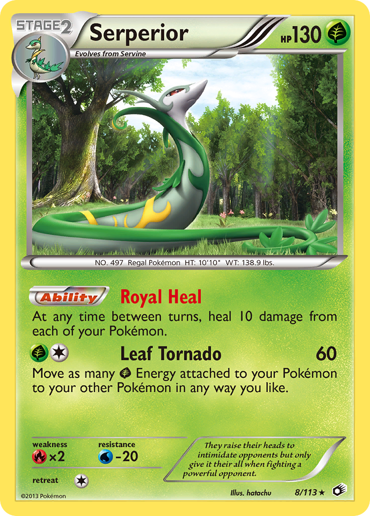 Serperior (8/113) [Black & White: Legendary Treasures] | Clutch Gaming