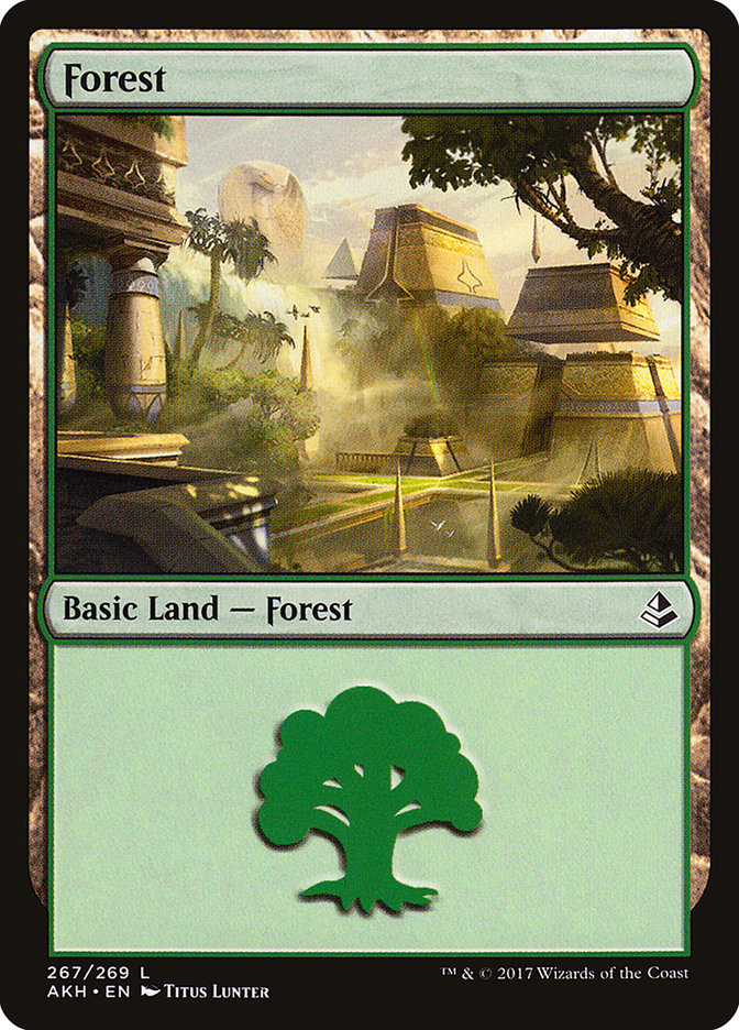 Forest (267) [Amonkhet] | Clutch Gaming