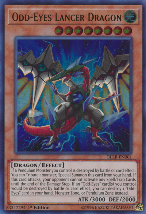 Odd-Eyes Lancer Dragon [BLLR-EN001] Ultra Rare | Clutch Gaming