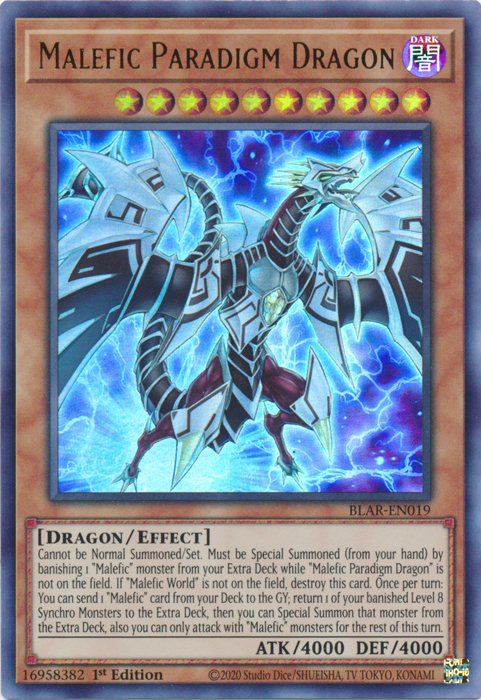 Malefic Paradigm Dragon [BLAR-EN019] Ultra Rare | Clutch Gaming