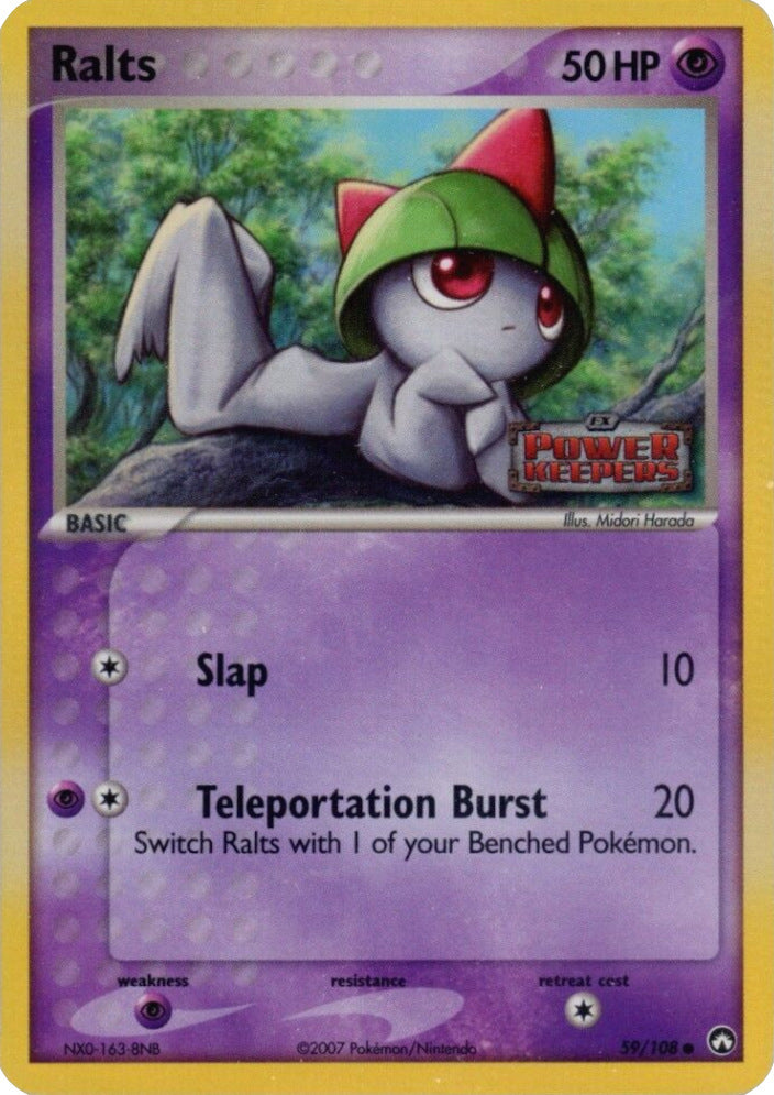 Ralts (59/108) (Stamped) [EX: Power Keepers] | Clutch Gaming