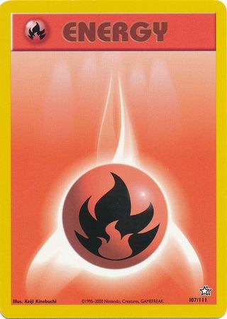 Fire Energy (107/111) [Neo Genesis Unlimited] | Clutch Gaming