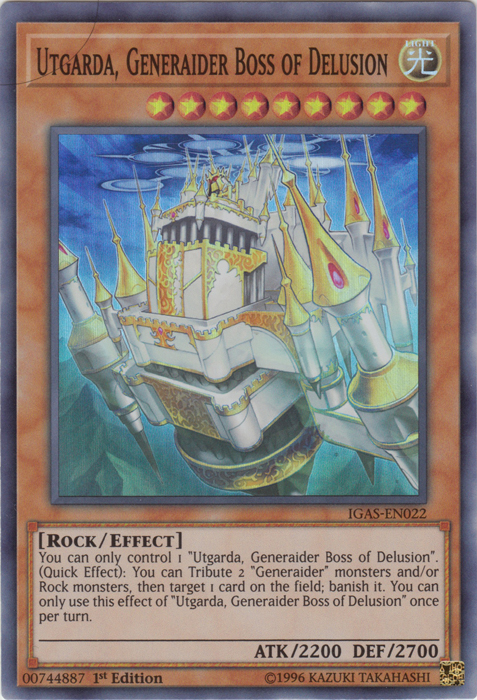 Utgarda, Generaider Boss of Delusion [IGAS-EN022] Super Rare | Clutch Gaming