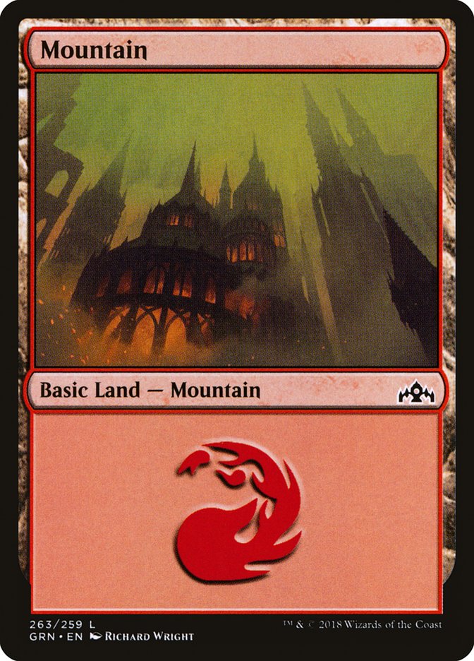 Mountain (263) [Guilds of Ravnica] | Clutch Gaming