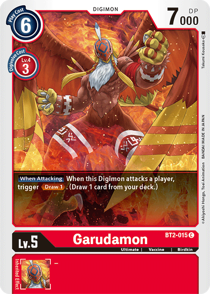 Garudamon [BT2-015] [Release Special Booster Ver.1.5] | Clutch Gaming