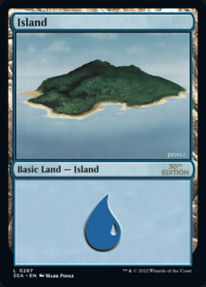 Island (287) [30th Anniversary Edition] | Clutch Gaming