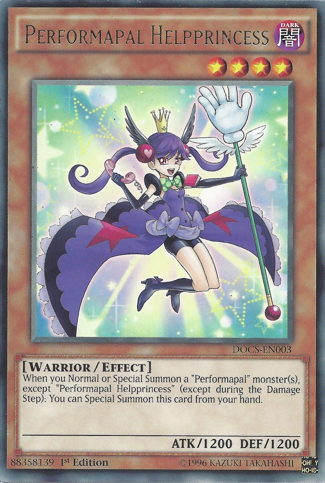 Performapal Helpprincess [DOCS-EN003] Rare | Clutch Gaming