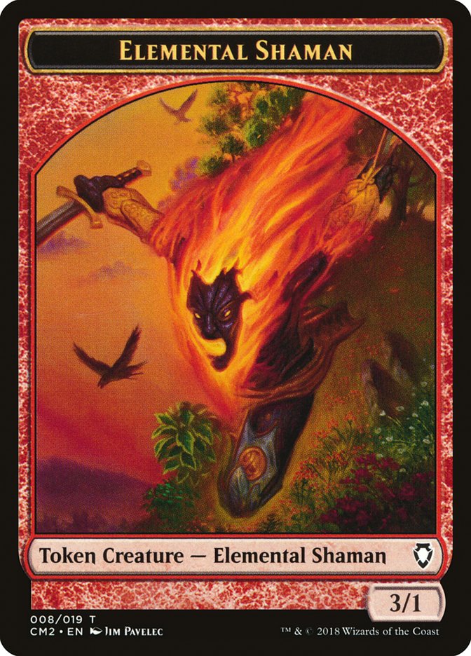 Elemental Shaman Token [Commander Anthology Volume II Tokens] | Clutch Gaming