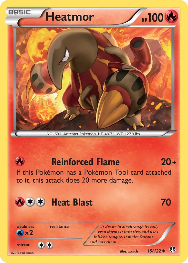 Heatmor (15/122) [XY: BREAKpoint] | Clutch Gaming