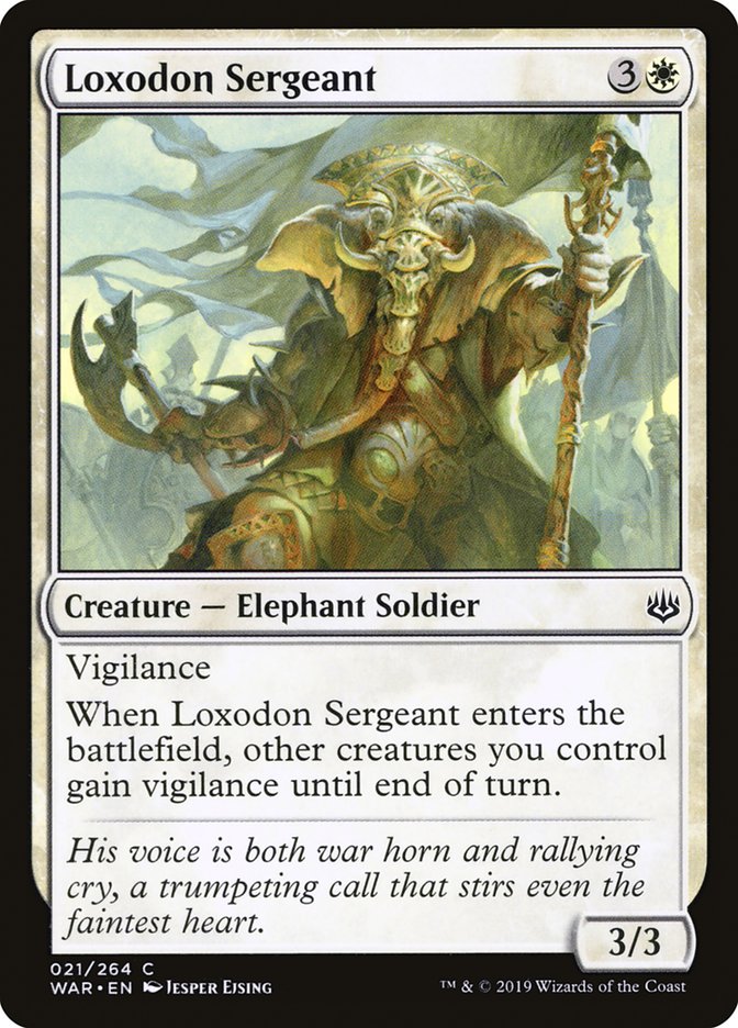 Loxodon Sergeant [War of the Spark] | Clutch Gaming