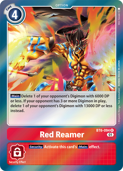 Red Reamer [BT6-094] [Double Diamond] | Clutch Gaming