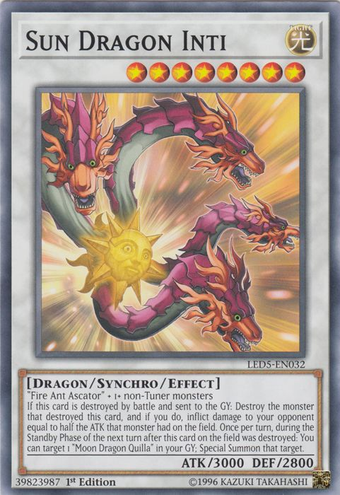 Sun Dragon Inti [LED5-EN032] Common | Clutch Gaming