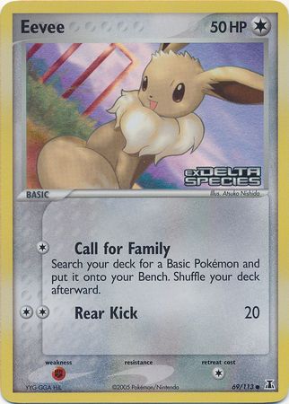 Eevee (69/113) (Stamped) [EX: Delta Species] | Clutch Gaming