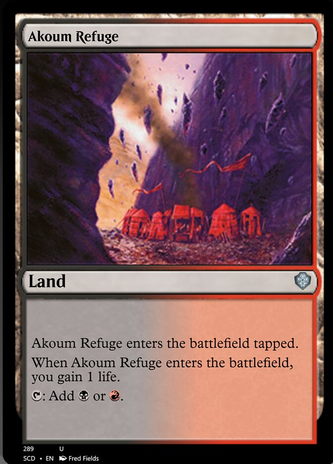 Akoum Refuge [Starter Commander Decks] | Clutch Gaming