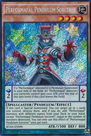 Performapal Pendulum Sorcerer [BOSH-EN090] Secret Rare | Clutch Gaming